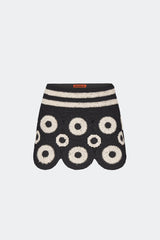 Beep Beep Mini Skirt | Simon Miller Cream/Black