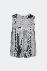 Shirley Sequin Top | Simon Miller Satelitte Silver