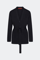 Max Belted Knit Cardigan | Simon Miller BLACK