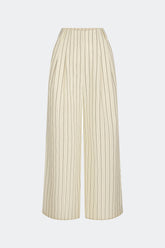 Bloo Linen Pant | Simon Miller CREAM PINSTRIPE