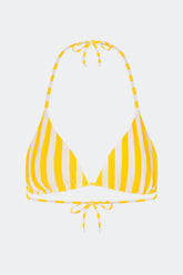 Bwai Bikini Top | Simon Miller Sungold/Ecru Stripe