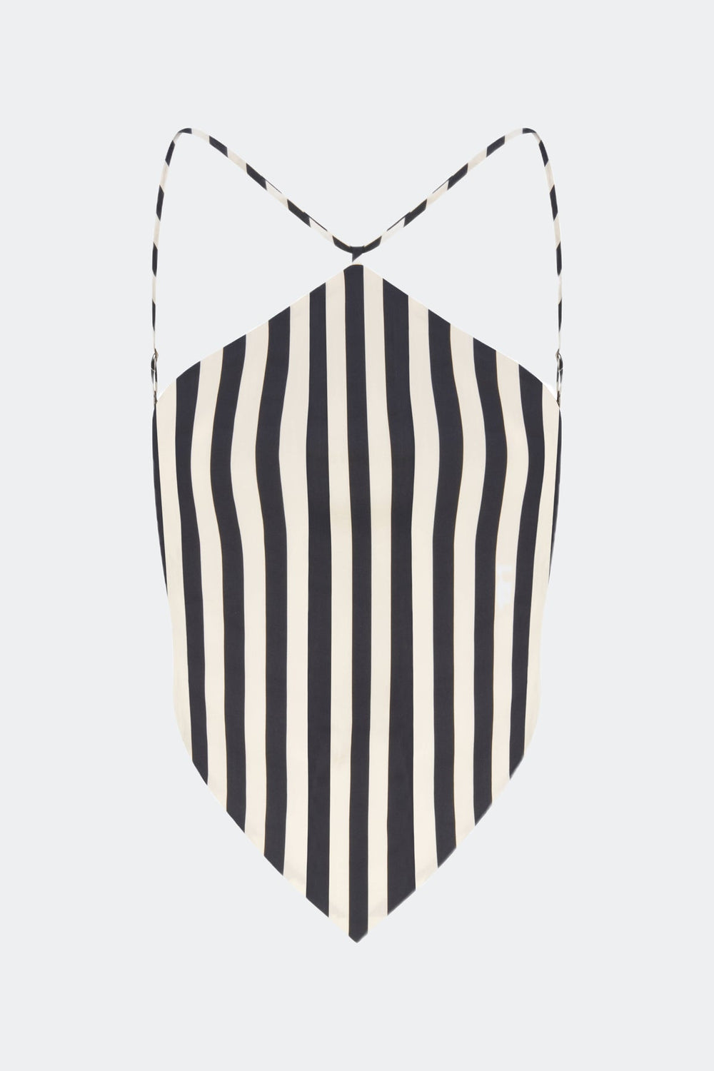 Kit Poplin Tie Top | Simon Miller BLACK/WHITE STRIPE