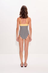 Behati One Piece | Simon Miller Sungold Stripe Combo