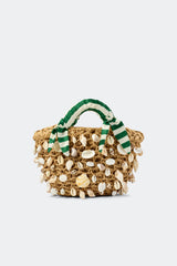 Shelly Bag | Simon Miller Natural/Green Stripe