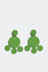 Simon Miller Raffia Deco Earring | Simon Miller Gummy Green