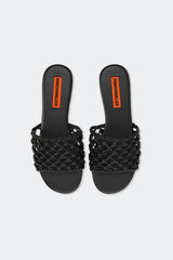Knotted Salerno Sandal | Simon Miller Black