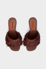 Fringe Playa Bamboo Heel | Simon Miller CHOCOLATE