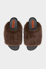 Furry Bubble Slide | Simon Miller CHOCOLATE