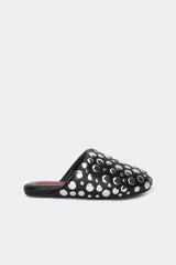 Studded Bubble Slipper | Simon Miller BLACK/SILVER