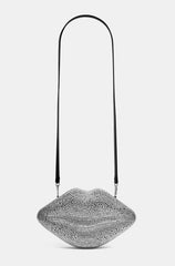 Crystal Lip Clutch | Simon Miller BLACK/CLEAR