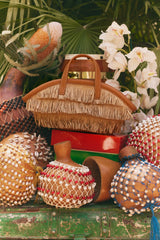 Mini Fringe Mercado Tote | Simon Miller NATURAL