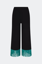 Nella Fringe Pant | Simon Miller Black/Teal