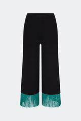 Nella Fringe Pant | Simon Miller Black/Teal