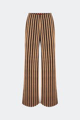 Pia Poplin Pant | Simon Miller Black/Tan Stripe