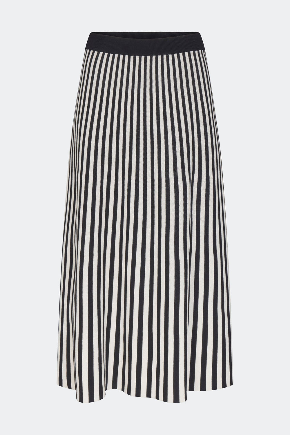 Clancy Knit Maxi Skirt | Simon Miller Black/White Stripe