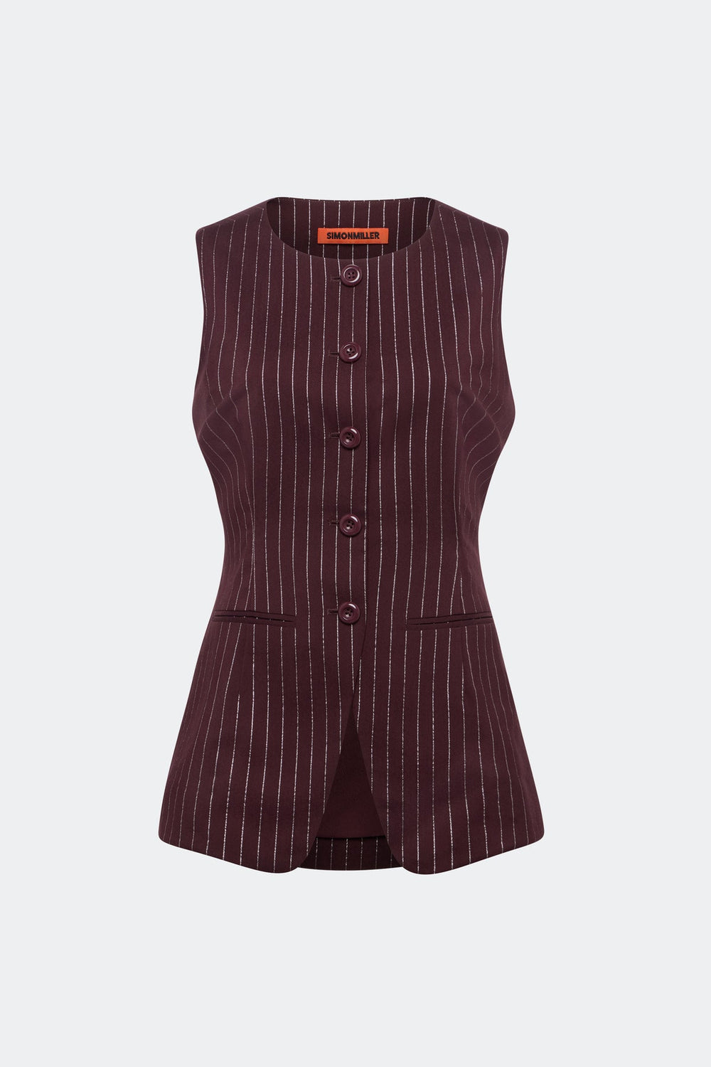 Del Mar Vest | Simon Miller BORDEAUX