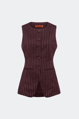 Del Mar Vest | Simon Miller BORDEAUX