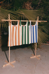 Sahara Striped Denim Dress | Simon Miller GUMMY GREEN/ECRU
