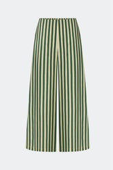 Toni Poplin Pant | Simon Miller Gummy Green/Ecru