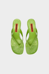Suede Beep Thong | Simon Miller Matcha