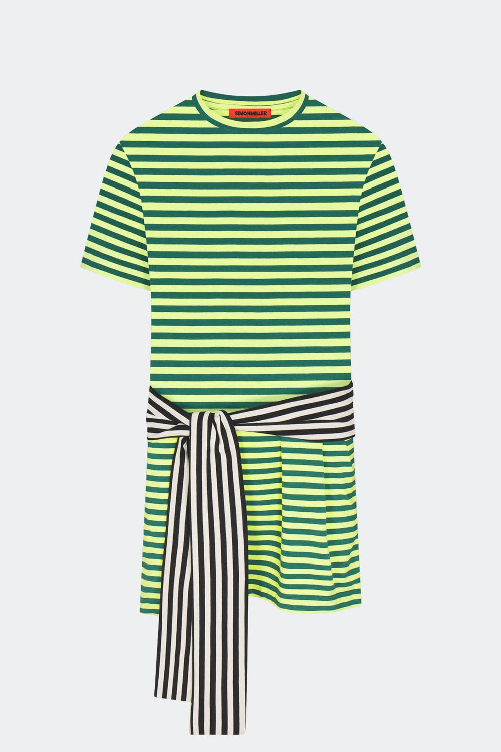 Lottie T-Shirt Dress | Simon Miller Lime Stripe Combo