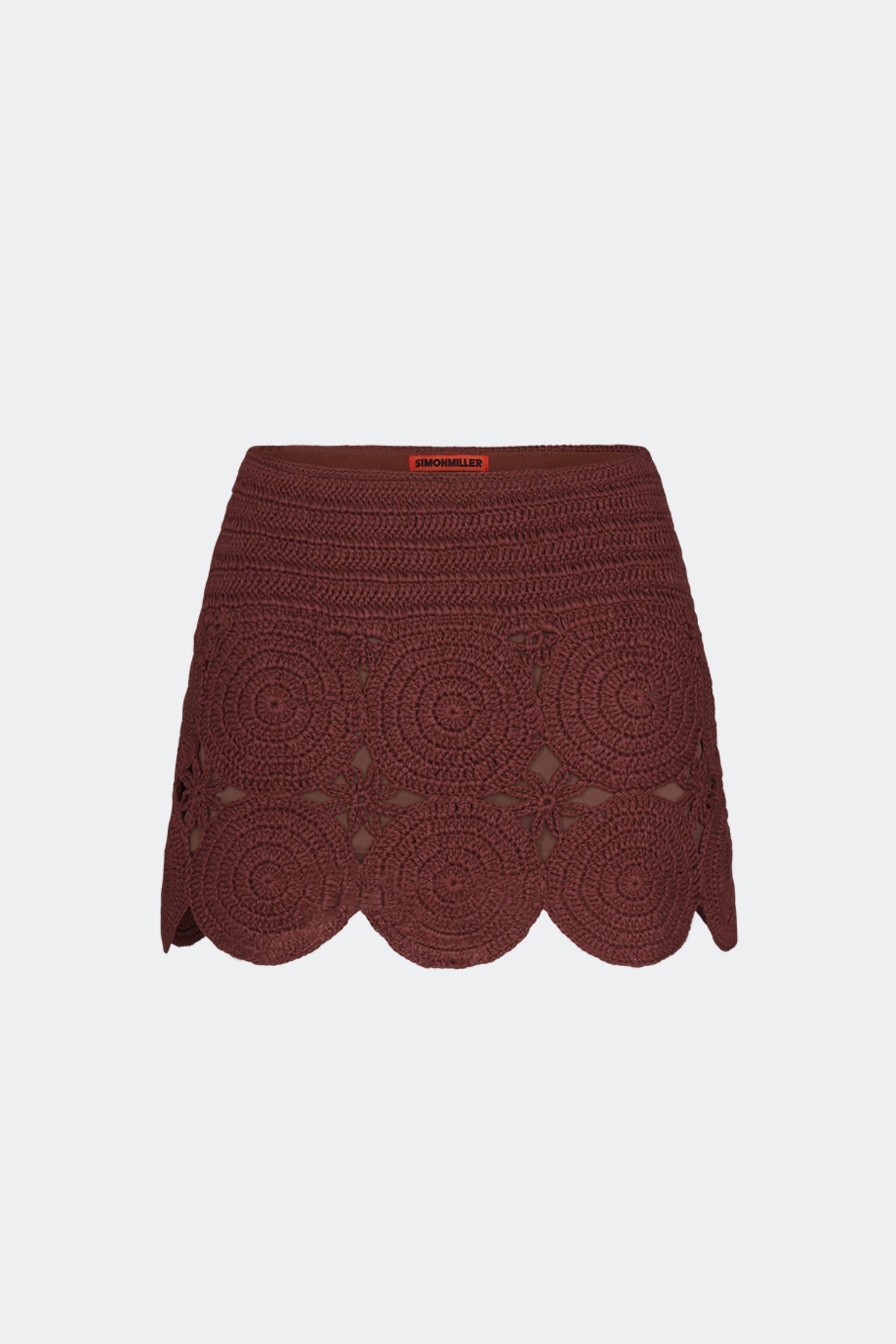 Beep Beep Mini Skirt | Simon Miller Choco Brown