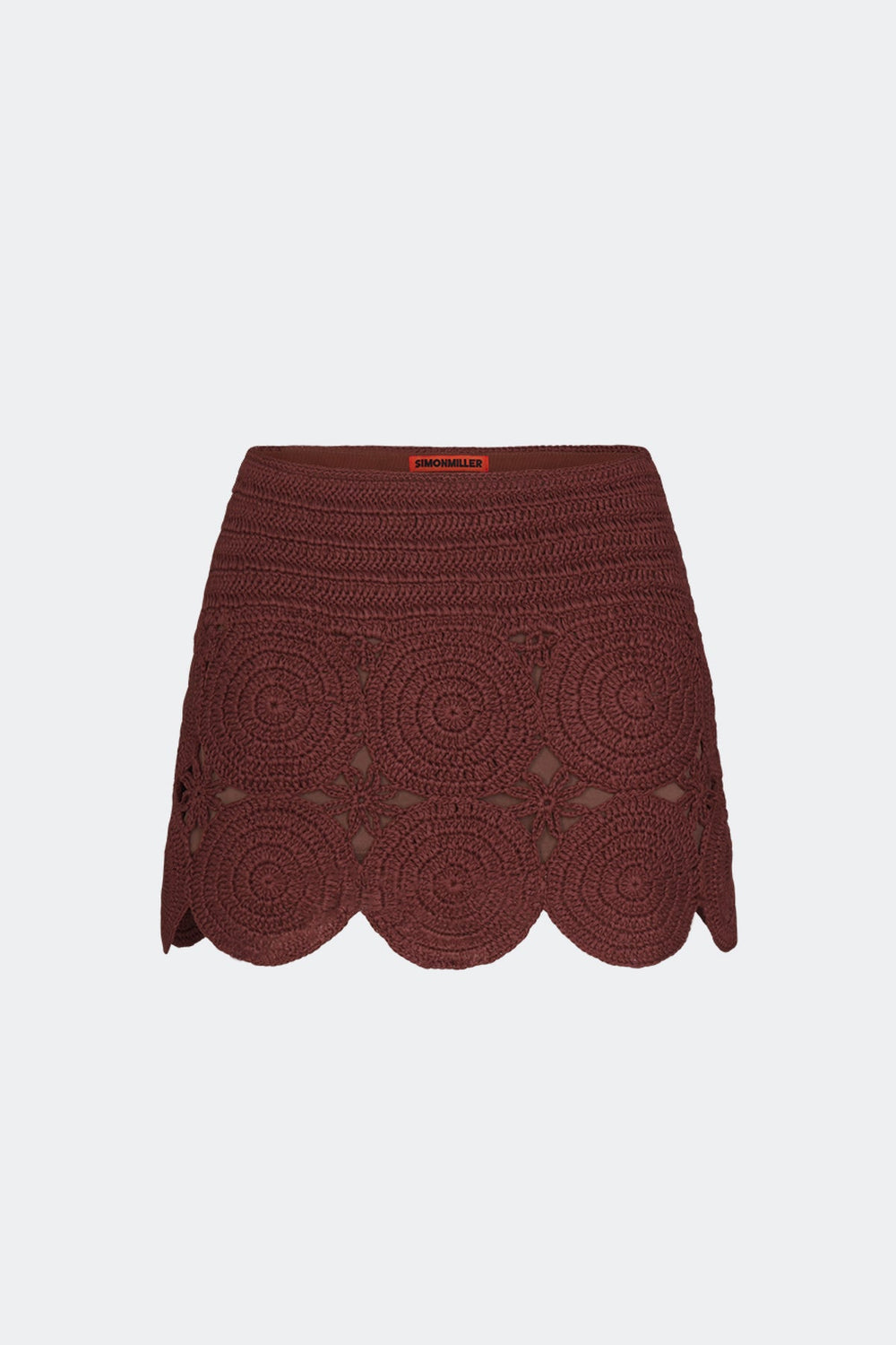 Beep Beep Mini Skirt | Simon Miller Choco Brown