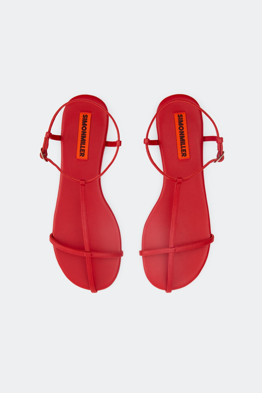 Cage Flat Sandal | Simon Miller Lucky Red