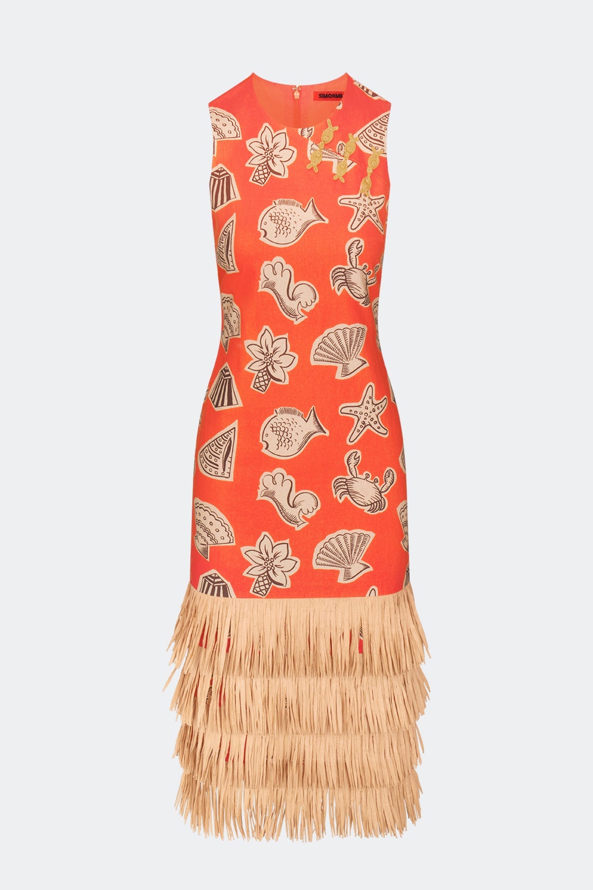 Jooni Linen Dress | Simon Miller Playful Sea Print