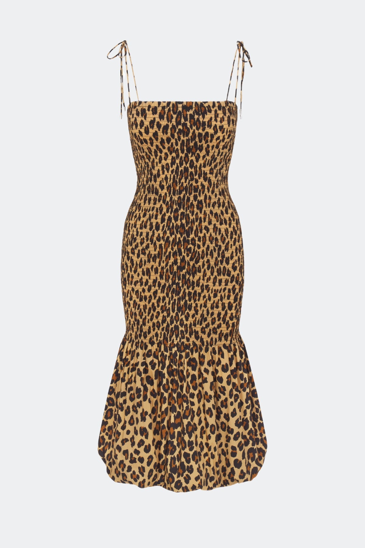 Canto Smocked Poplin Dress | Simon Miller CHEETAH