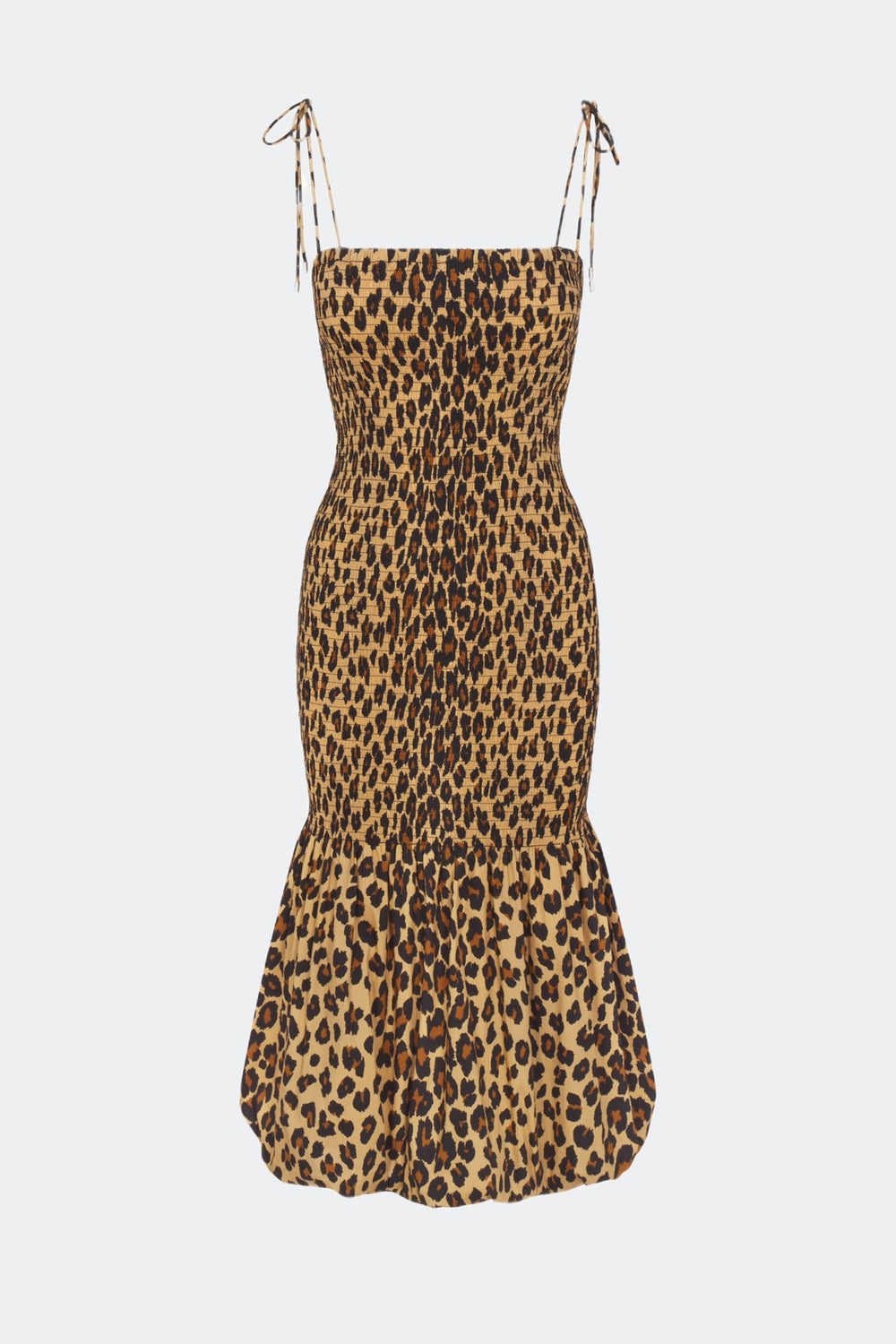 Canto Smocked Poplin Dress | Simon Miller CHEETAH