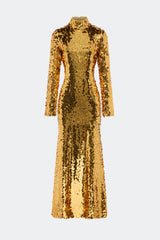 Sculpty Sequin Dress | Simon Miller STAR GOLD