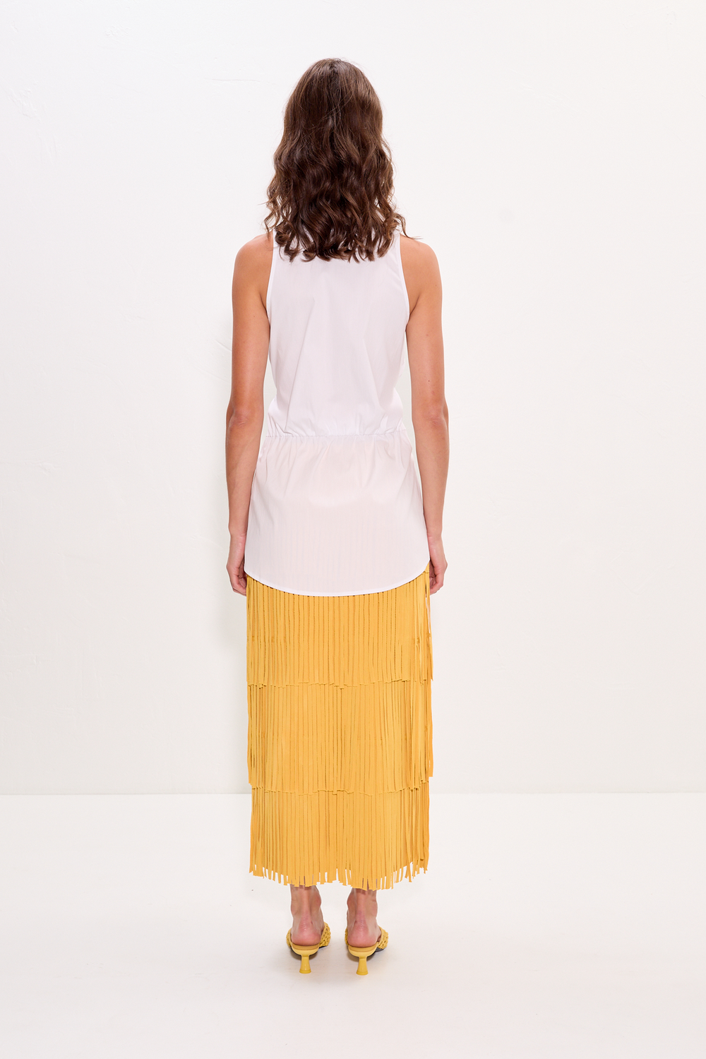 Za Za Knit Fringe Skirt | Simon Miller BUTTER