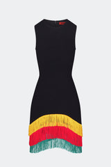 Bowie Fringe Mini Dress | Simon Miller Black Multi