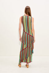 Spiral Knit Dress | Simon Miller Vibrant Multi Stripe