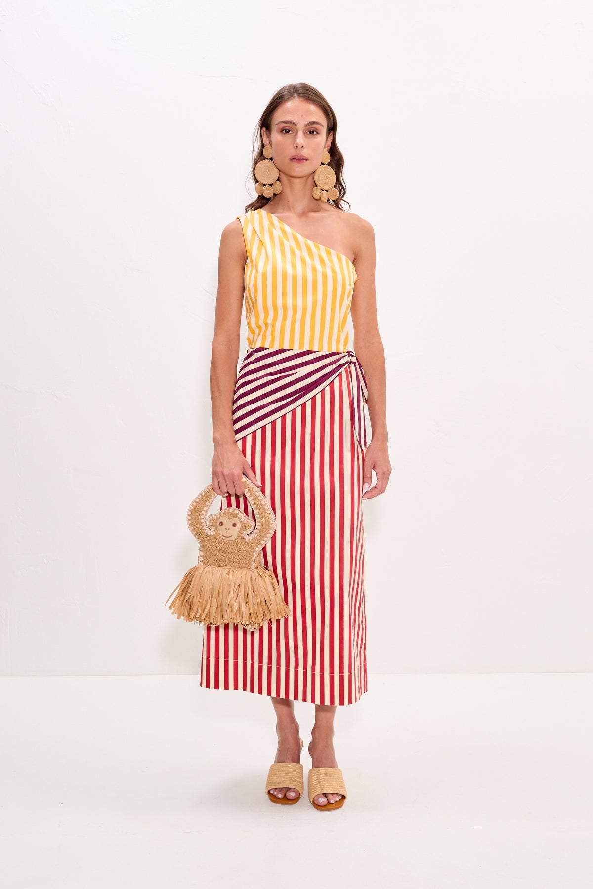 Belem Poplin Midi Dress | Simon Miller Red Stripe Combo