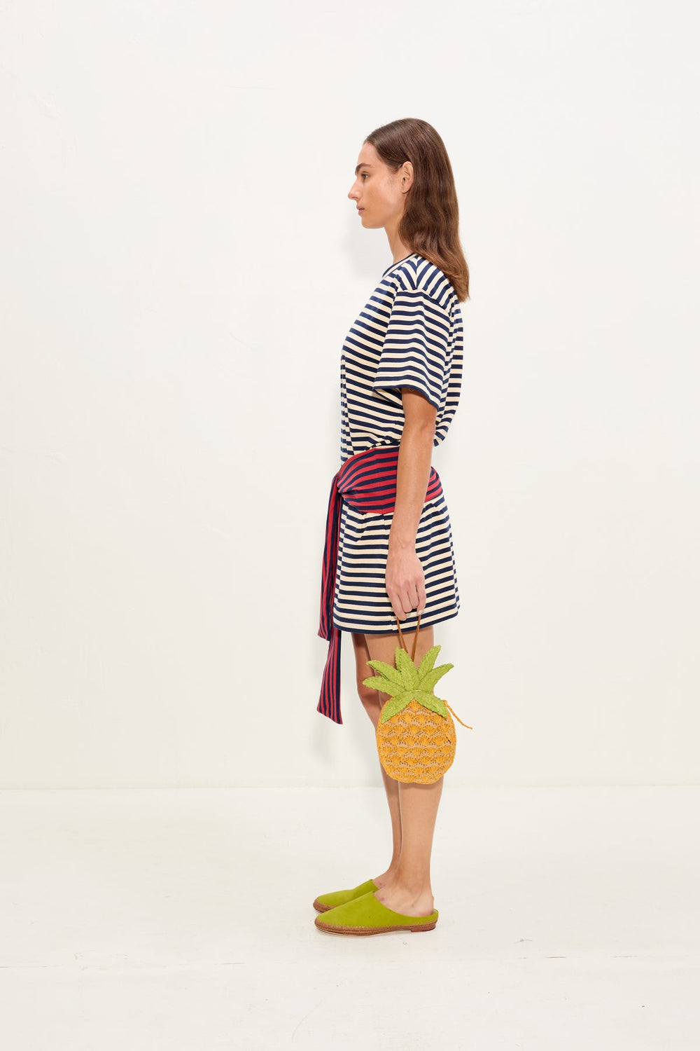 Lottie T-Shirt Dress | Simon Miller Navy Stripe Combo