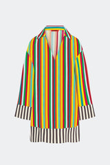 Diaz Mini Dress | Simon Miller Vibrant Multi Stripe