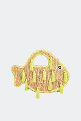 Tassel Fish Bag | Simon Miller Natural/Lime