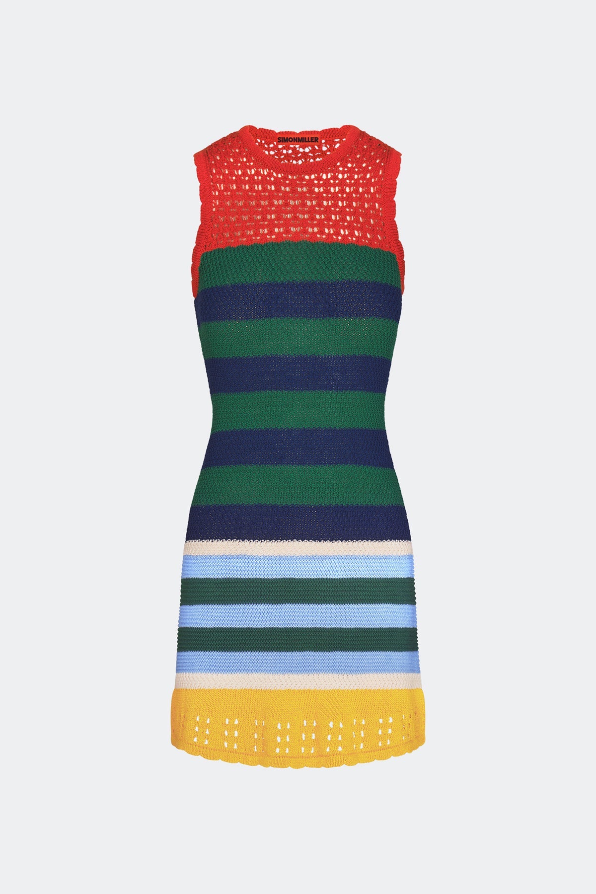 Yvonne Knit Mini Dress | Simon Miller Brick Stripe Combo