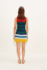 Yvonne Knit Mini Dress | Simon Miller Brick Stripe Combo