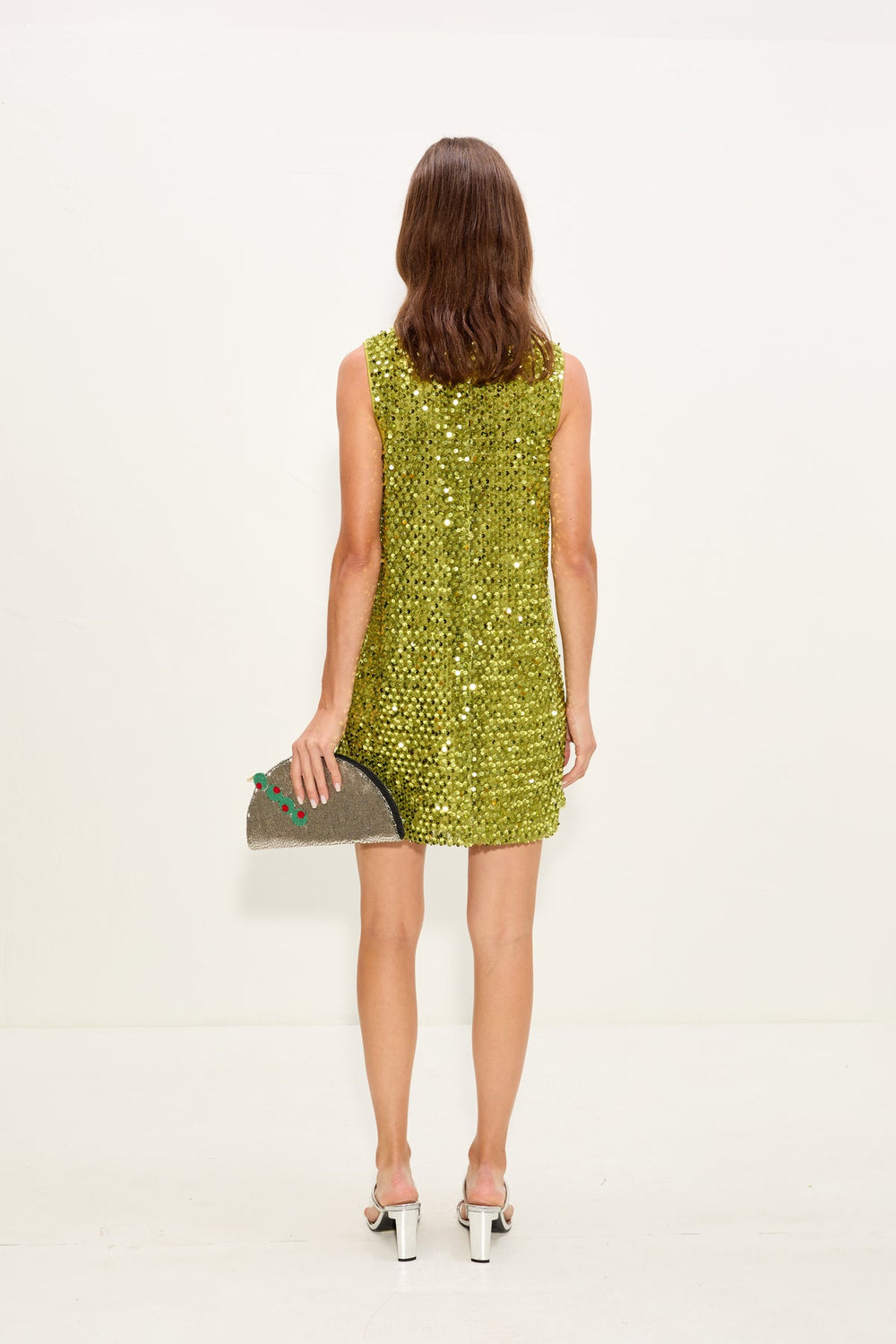 Fountain Sequin Dress | Simon Miller Metallic Pear