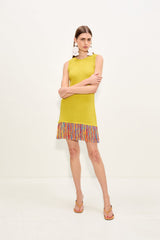 Etta Knit Dress | Simon Miller Chartreuse