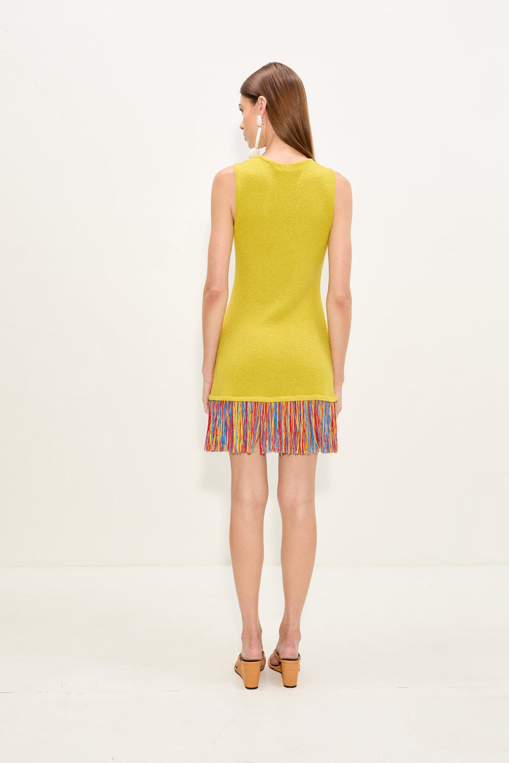 Etta Knit Dress | Simon Miller Chartreuse