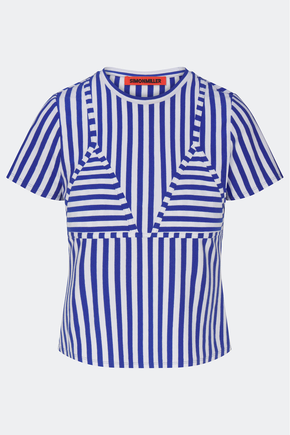 Kini Striped Tee | Simon Miller Blue Stripe