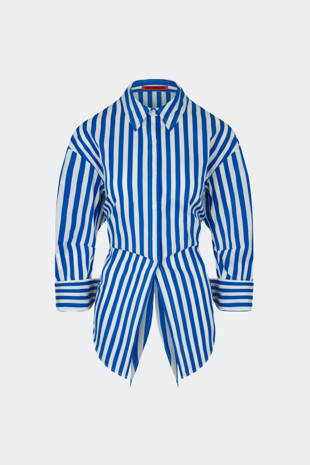 Loch Striped Poplin Button Up | Simon Miller BLUE STRIPE
