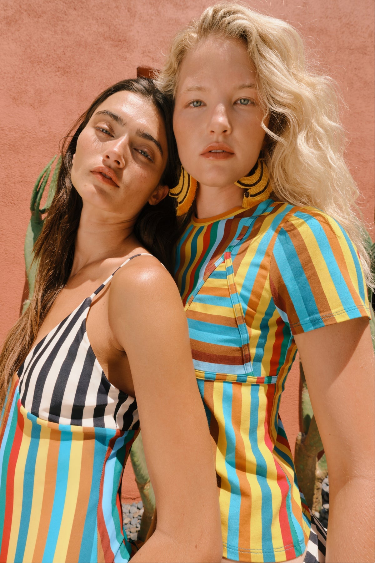 Kini Striped Tee | Simon Miller Vibrant Multi Stripe
