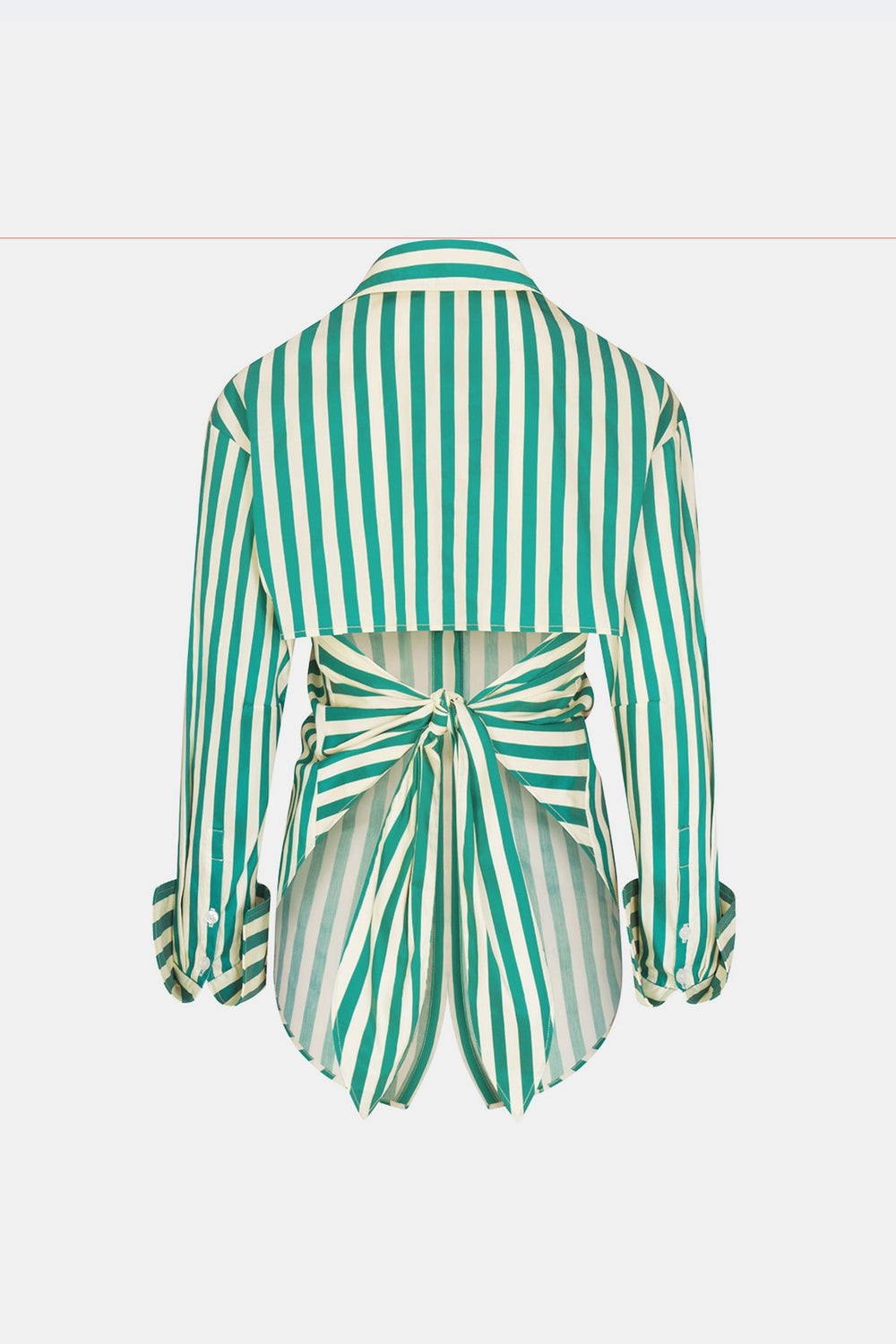 Loch Poplin Button Up | Simon Miller Teal/Cream Stripe