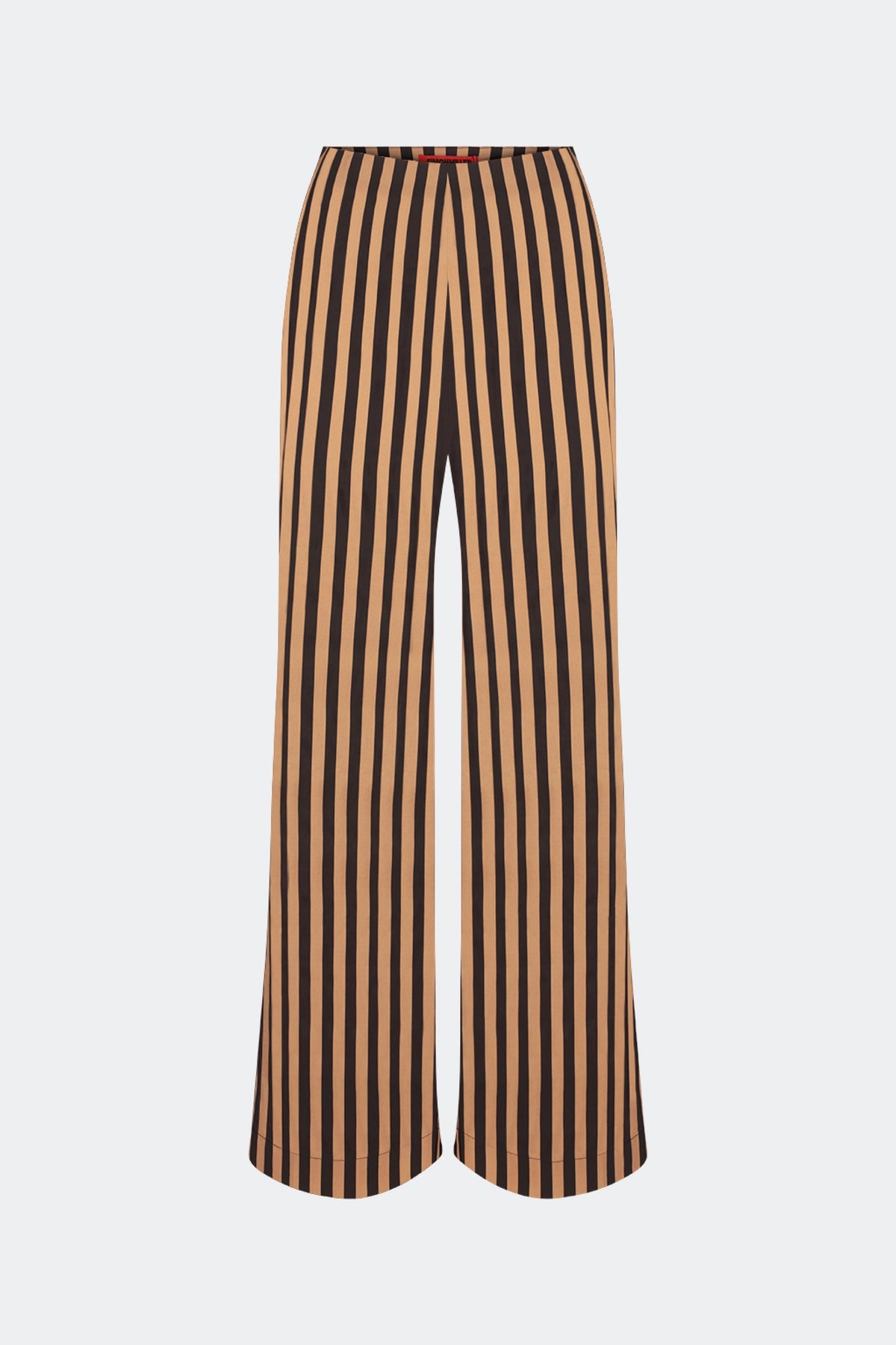 Pia Poplin Pant | Simon Miller Black/Tan Stripe
