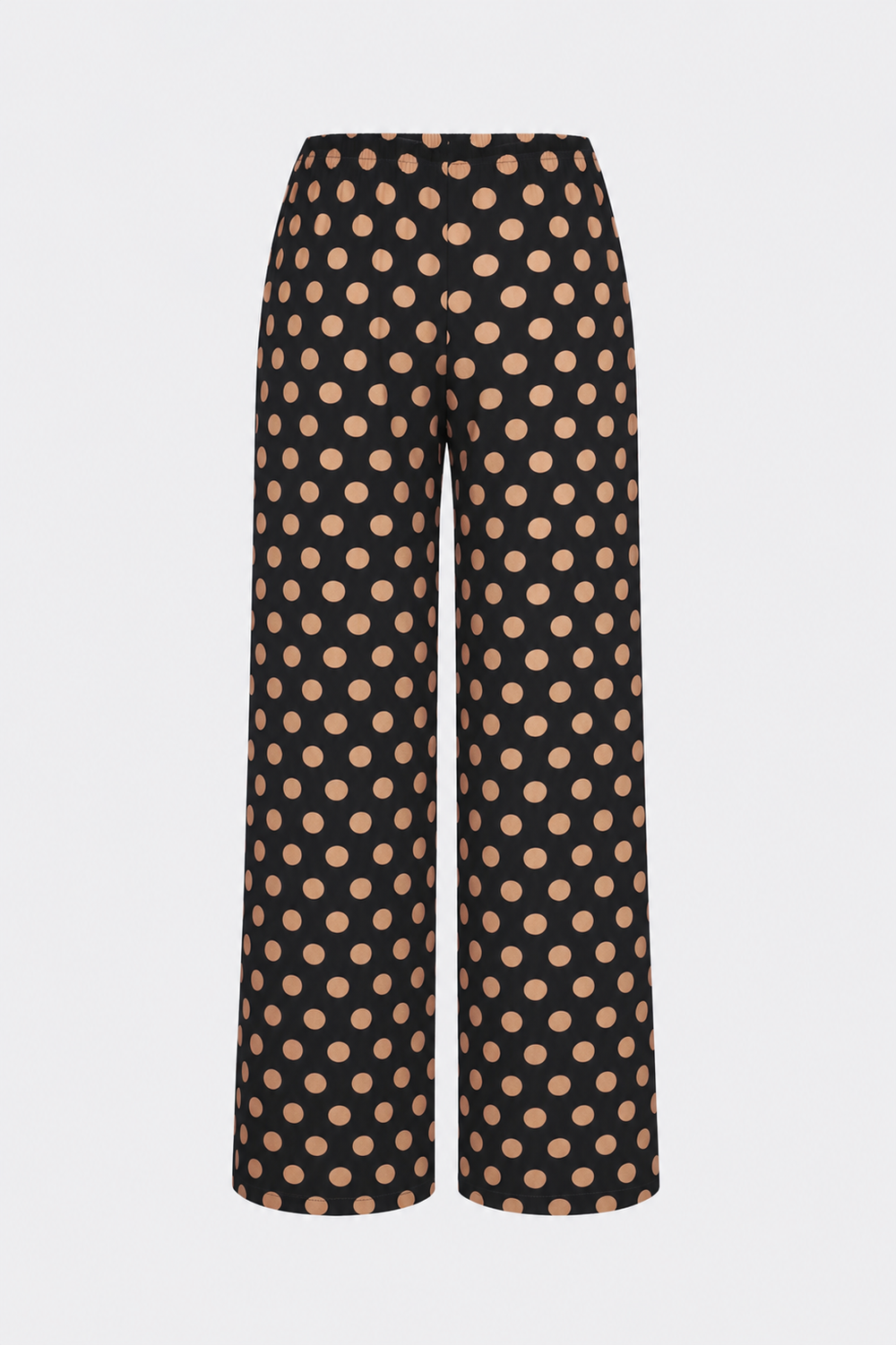 Nella Crepe Wide Leg Pant | Simon Miller Black/Tan Polka Dot